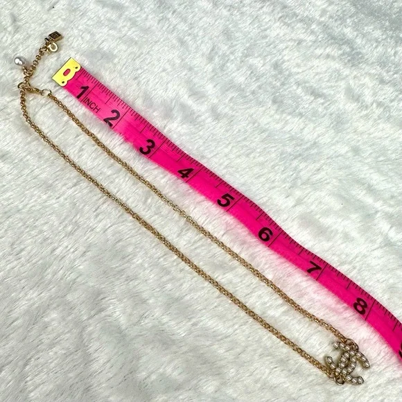 CHANEL Necklace with Stamped Charm handmade custom - Picture 5 of 5